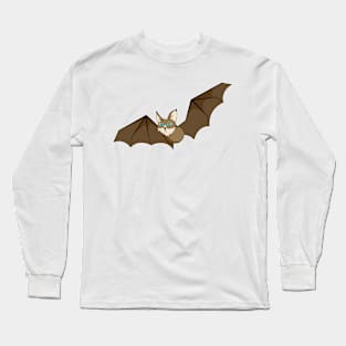 Funny and cool bat cat flying to get you Long Sleeve T-Shirt